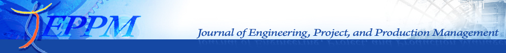 Journal of Engineering, Project, and Production Management