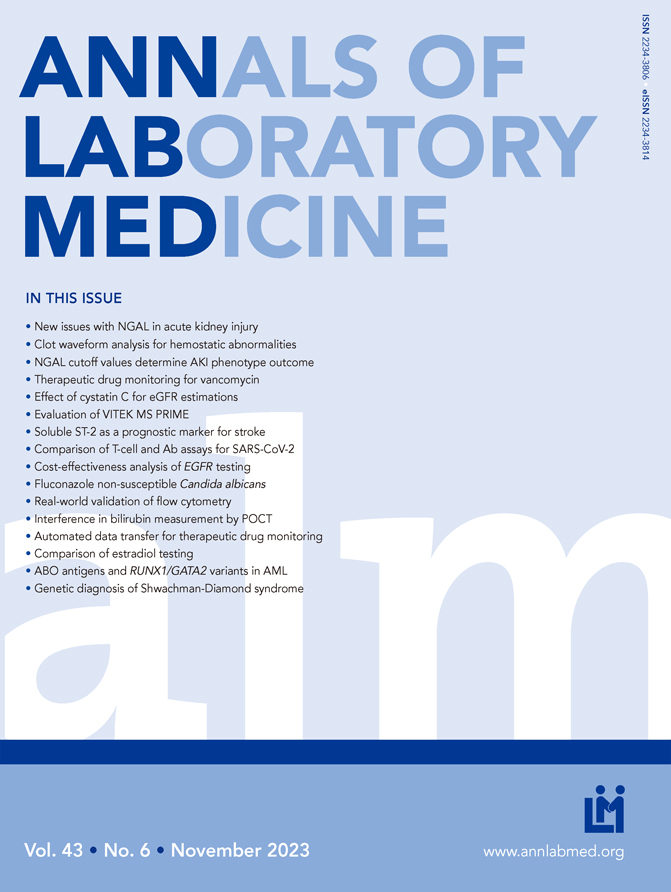 ANNALS OF LABORATORY MEDICINE