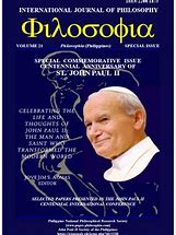 PHILOSOPHIA-INTERNATIONAL JOURNAL OF PHILOSOPHY