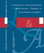 LINGUISTICA ANTVERPIENSIA NEW SERIES-THEMES IN TRANSLATION STUDIES