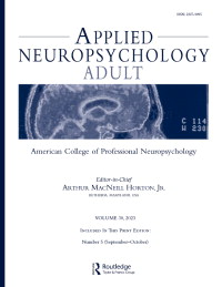 APPLIED NEUROPSYCHOLOGY-ADULT