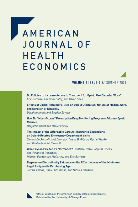 AMERICAN JOURNAL OF HEALTH ECONOMICS