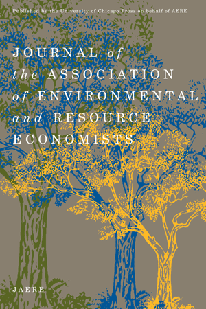 JOURNAL OF THE ASSOCIATION OF ENVIRONMENTAL AND RESOURCE ECONOMISTS