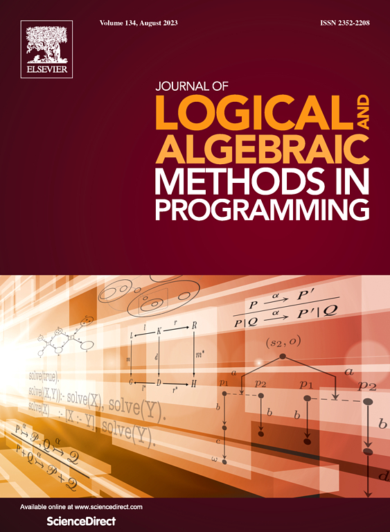 JOURNAL OF LOGICAL AND ALGEBRAIC METHODS IN PROGRAMMING