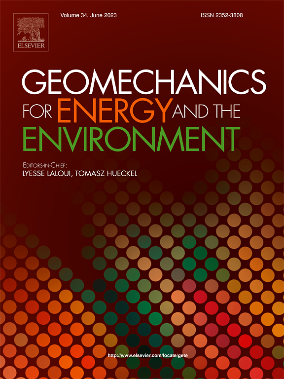 GEOMECHANICS FOR ENERGY AND THE ENVIRONMENT