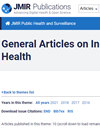 JMIR PUBLIC HEALTH AND SURVEILLANCE
