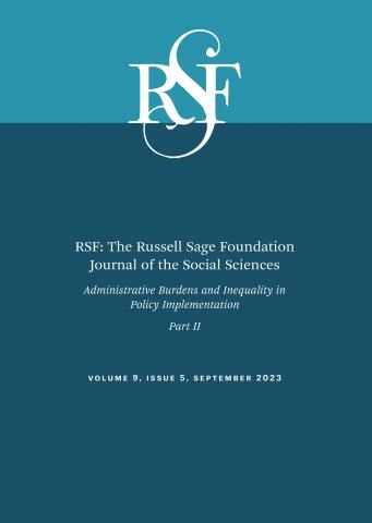 RSF-THE RUSSELL SAGE JOURNAL OF THE SOCIAL SCIENCES