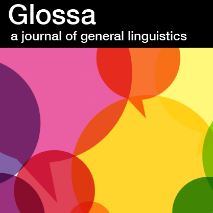 GLOSSA-A JOURNAL OF GENERAL LINGUISTICS