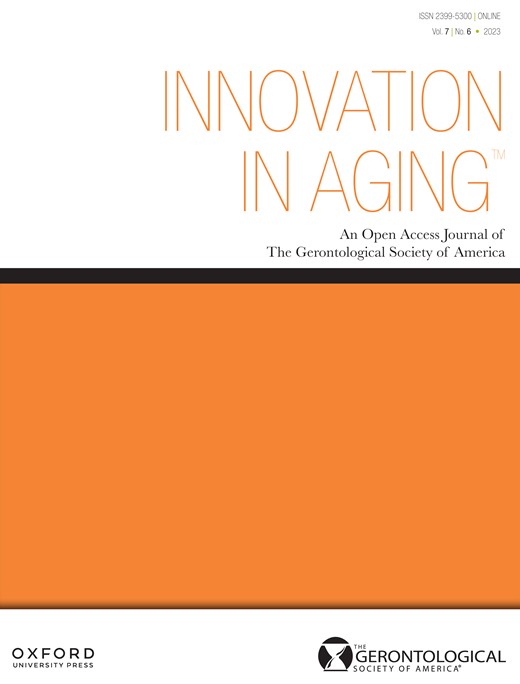 INNOVATION IN AGING