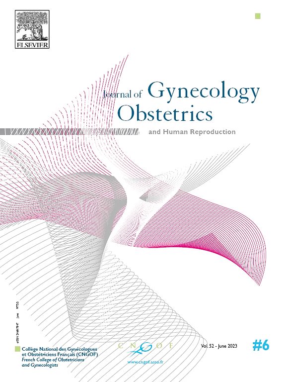 JOURNAL OF GYNECOLOGY OBSTETRICS AND HUMAN REPRODUCTION