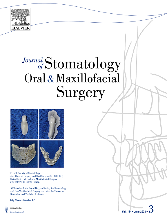 JOURNAL OF STOMATOLOGY ORAL AND MAXILLOFACIAL SURGERY