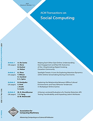 ACM Transactions on Social Computing