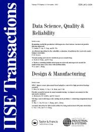 IISE TRANSACTIONS