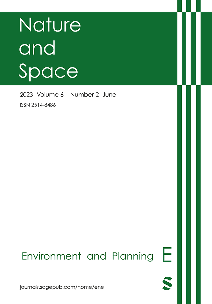 ENVIRONMENT AND PLANNING E-NATURE AND SPACE