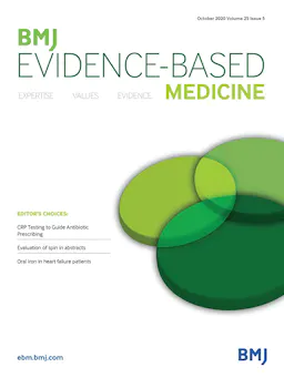 BMJ EVIDENCE-BASED MEDICINE