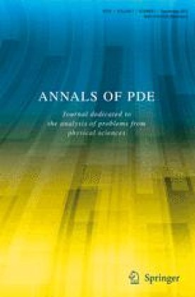 ANNALS OF PDE