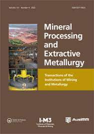 Mineral Processing and Extractive Metallurgy: Transactions of the Institute of Mining and Metallurgy