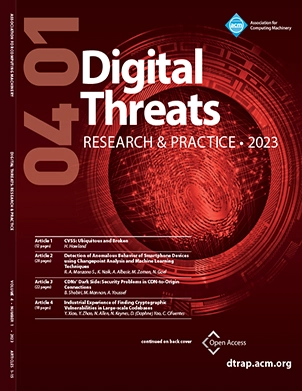 Digital Threats: Research and Practice