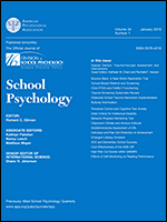 SCHOOL PSYCHOLOGY