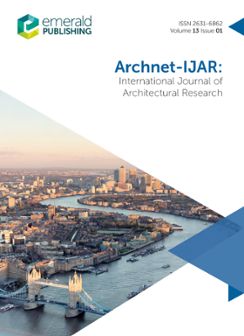 ARCHNET-IJAR INTERNATIONAL JOURNAL OF ARCHITECTURAL RESEARCH