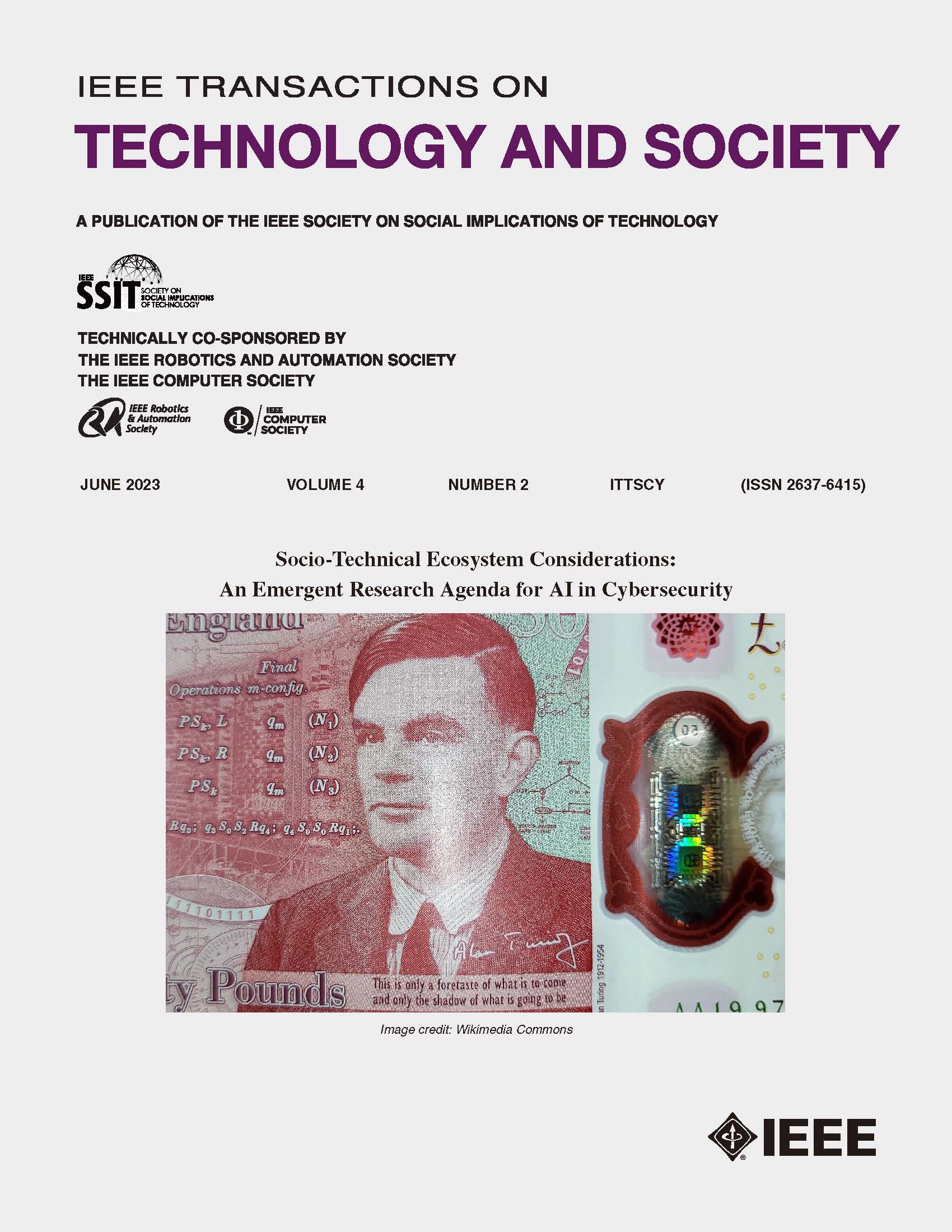 IEEE Transactions on Technology and Society