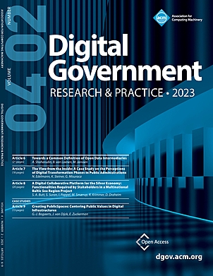 Digital Government: Research and Practice