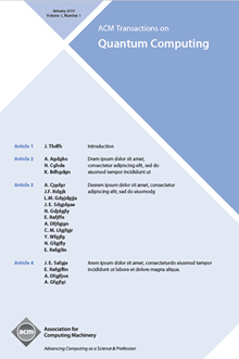 ACM Transactions on Quantum Computing