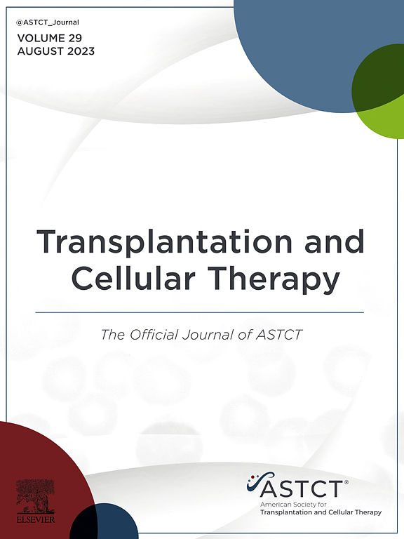 TRANSPLANTATION AND CELLULAR THERAPY