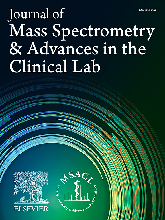 JOURNAL OF MASS SPECTROMETRY AND ADVANCES IN THE CLINICAL LAB