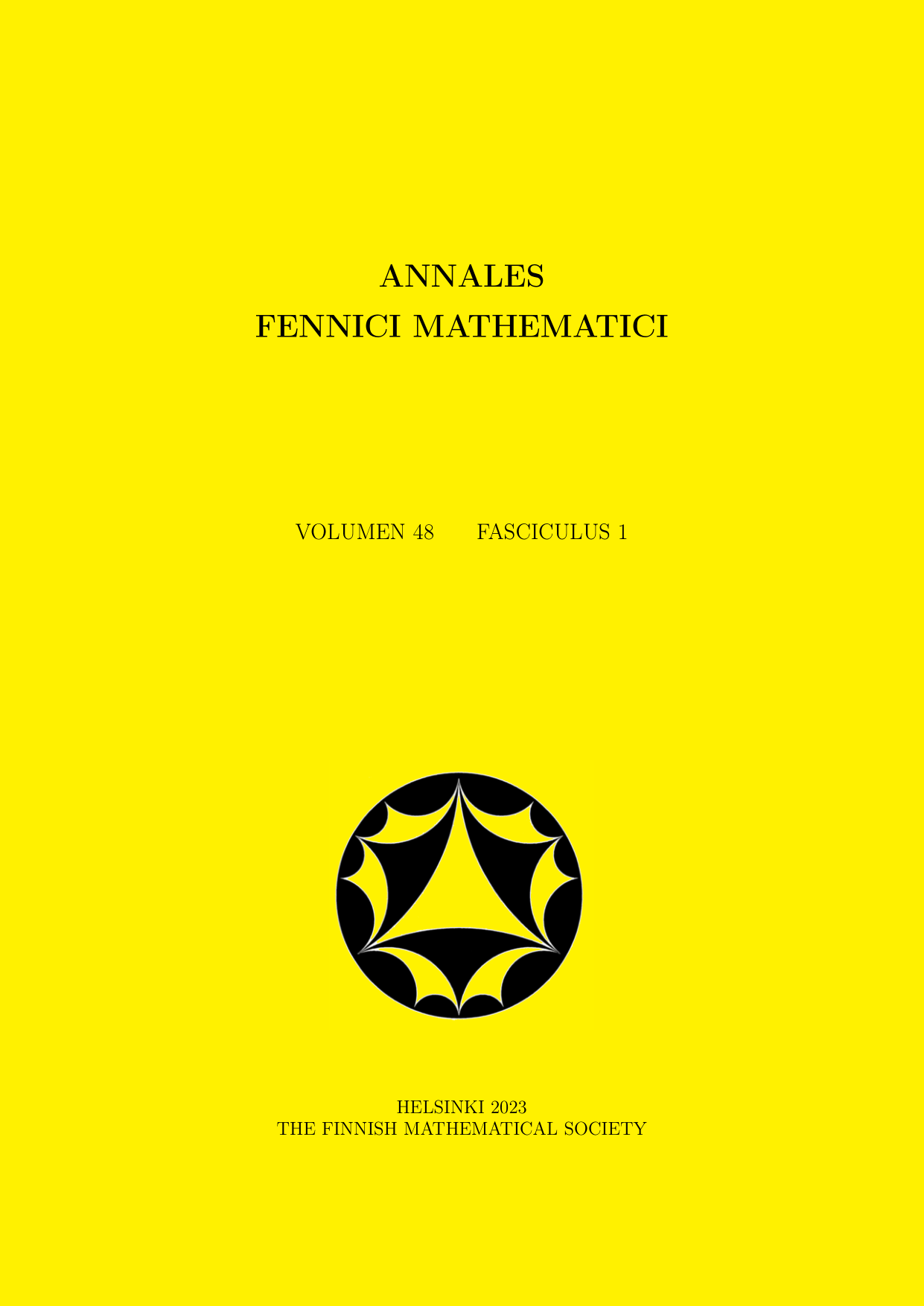 ANNALES FENNICI MATHEMATICI