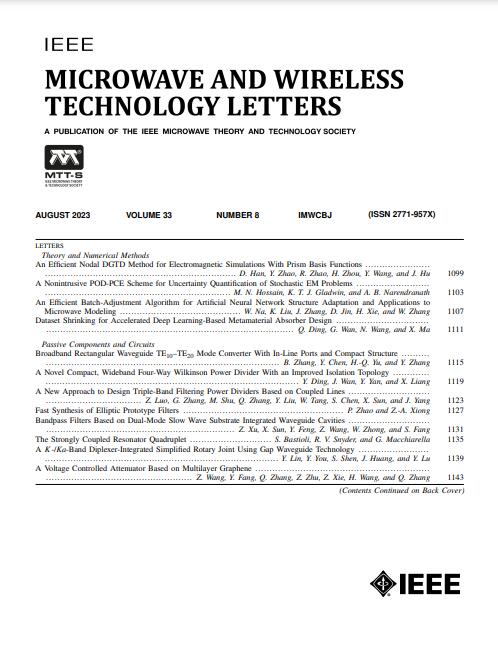 IEEE MICROWAVE AND WIRELESS TECHNOLOGY LETTERS