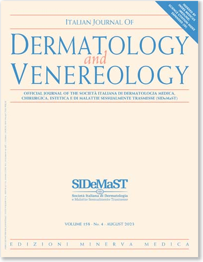 ITALIAN JOURNAL OF DERMATOLOGY AND VENEREOLOGY