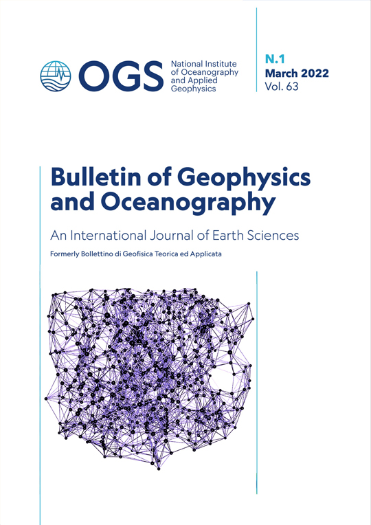 BULLETIN OF GEOPHYSICS AND OCEANOGRAPHY
