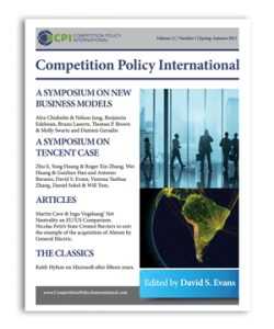 COMPETITION POLICY INTERNATIONAL